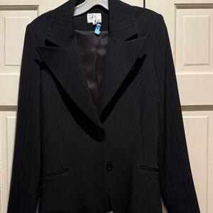 Milly Black Pinstripe tailored Blazer